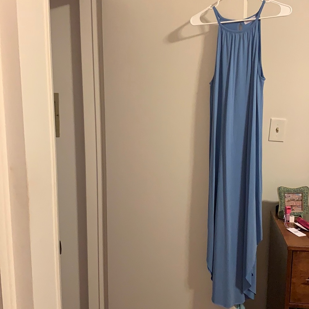 Blue dress